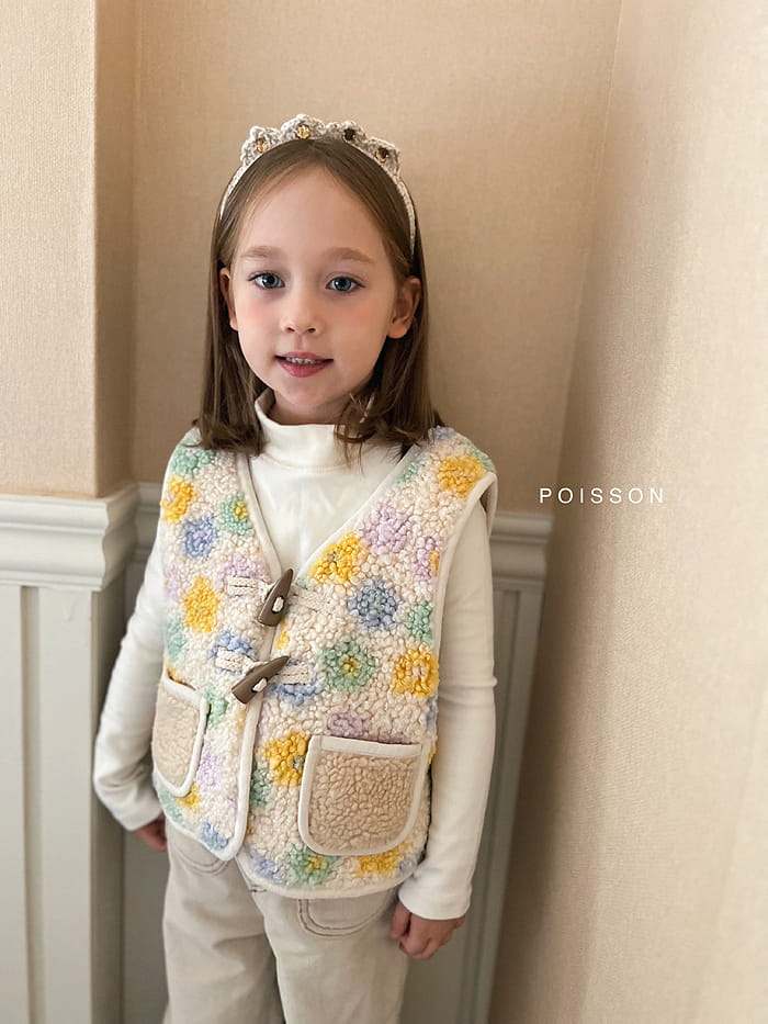 Poisson - Korean Children Fashion - #littlefashionista - Muse Dumble Vest - 4