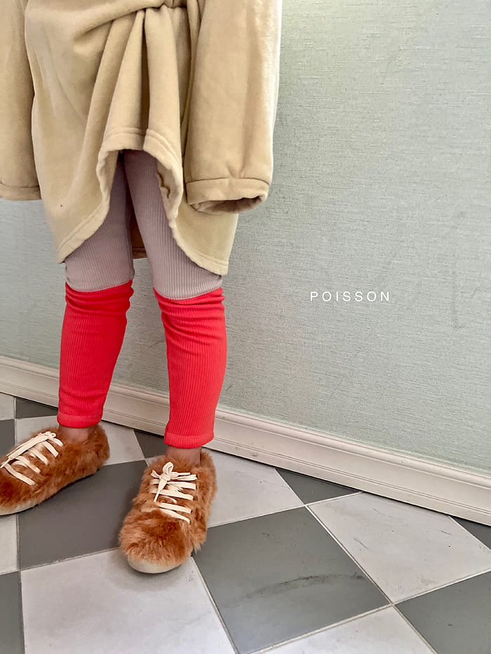 Poisson - Korean Children Fashion - #minifashionista - Half Leggings - 3