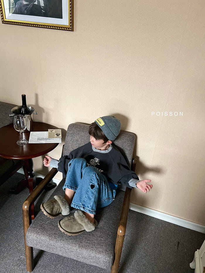Poisson - Korean Children Fashion - #stylishchildhood - Kitch Heart Jeans - 2