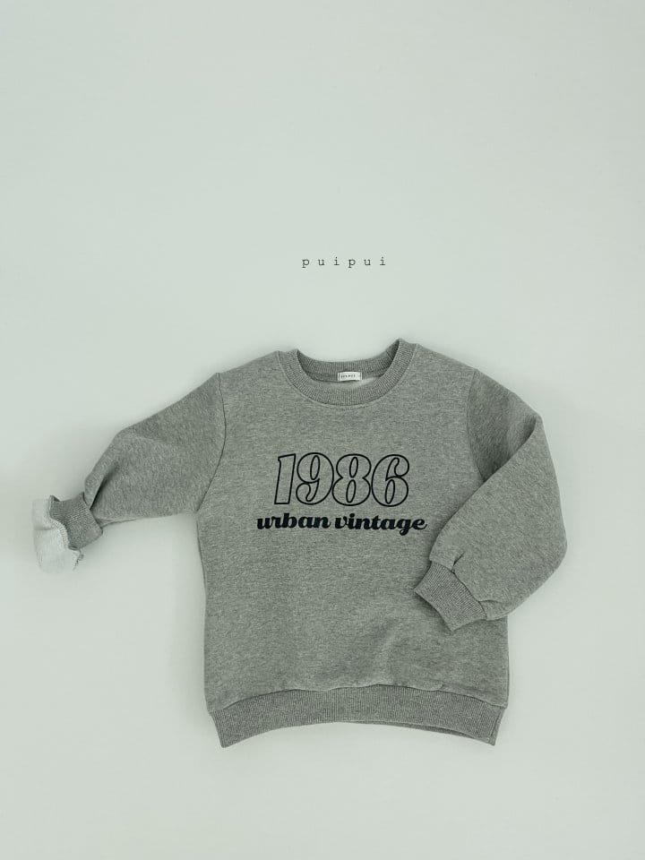 Puipui - Korean Children Fashion - #magicofchildhood - Number Sweatshirt