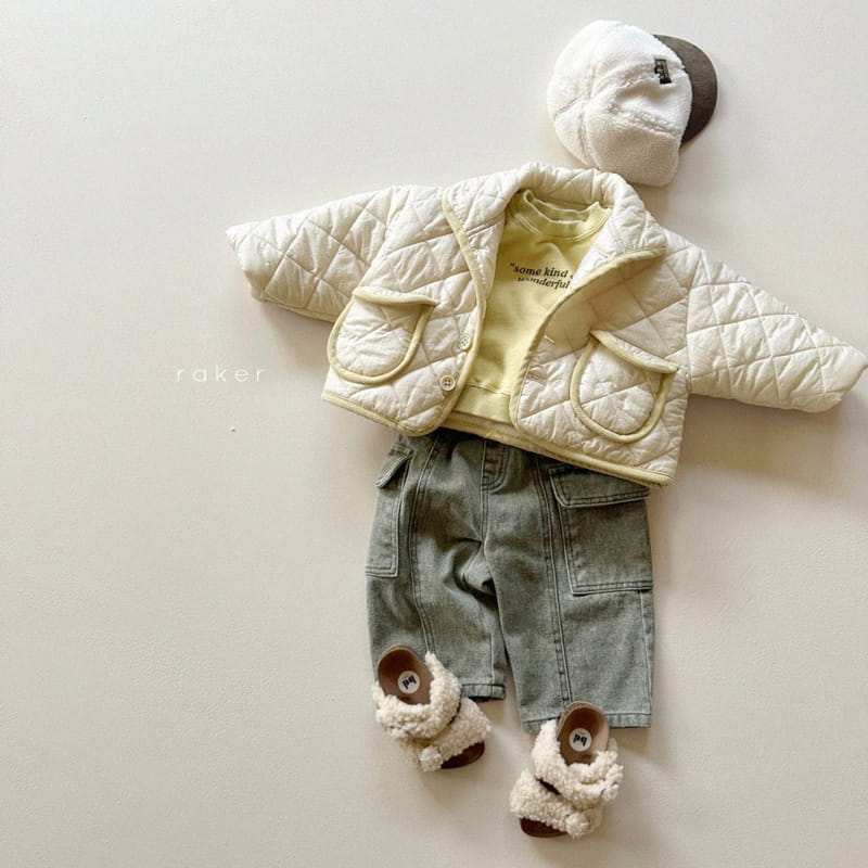 Raker - Korean Children Fashion - #designkidswear - Pang Collar Padding Jacket - 5
