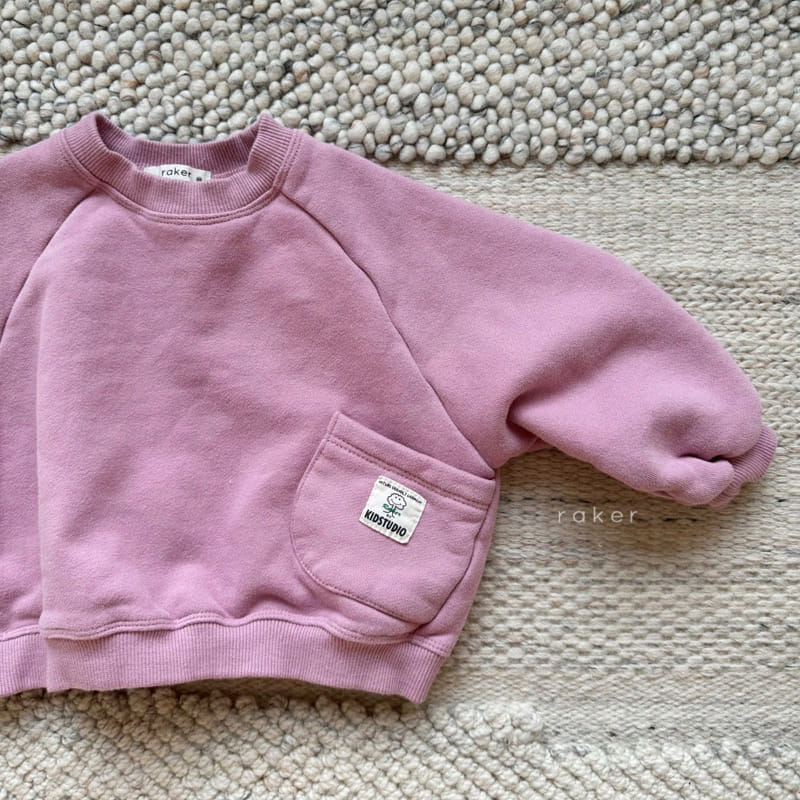 Raker - Korean Children Fashion - #designkidswear - Raglan Pocket Sweatshirt - 2