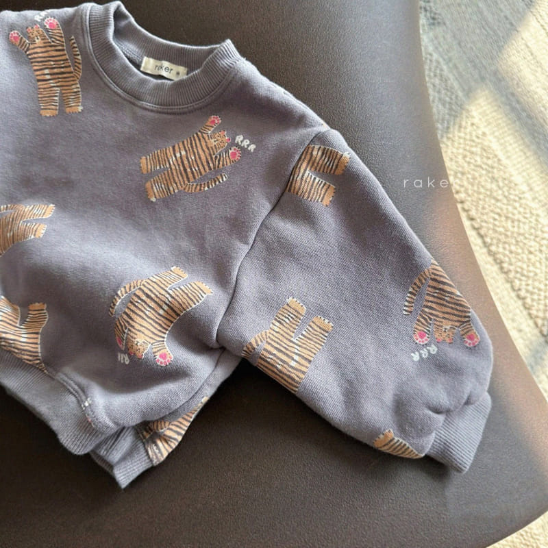 Raker - Korean Children Fashion - #toddlerclothing - Tiger Sweatshirt - 2