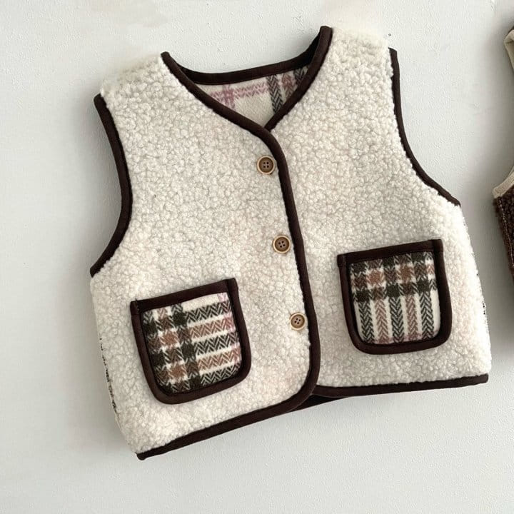 Reve Kid - Korean Baby Fashion - #onlinebabyboutique - Bebe Bboggle Vest - 2