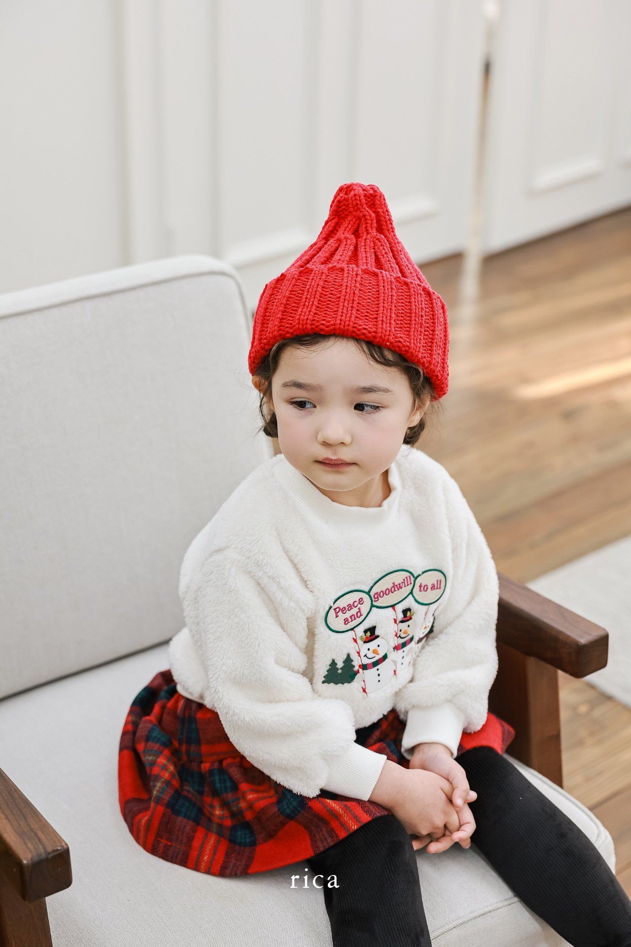 Rica - Korean Children Fashion - #kidsstore - Snow Embroider
