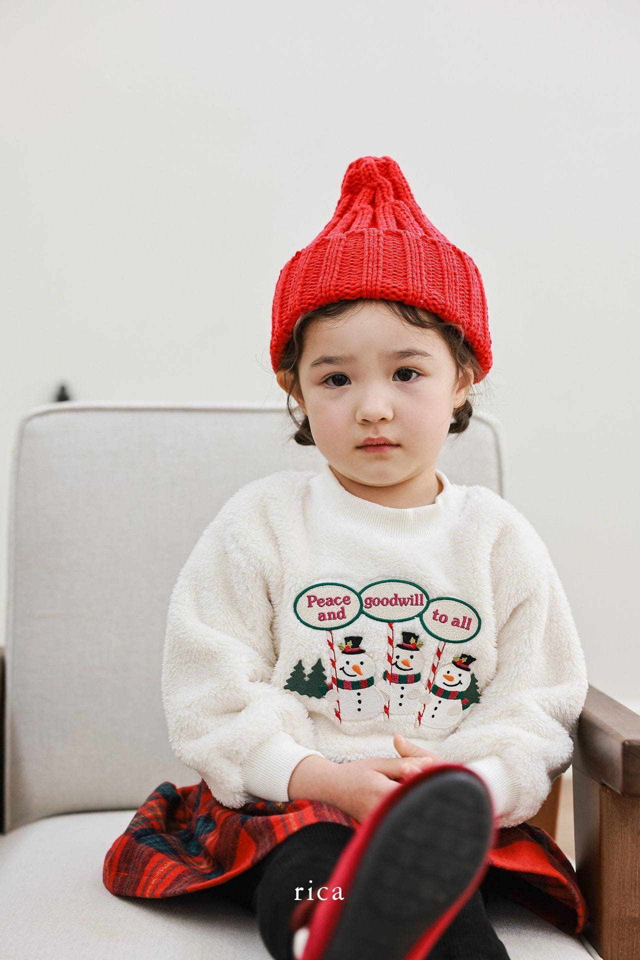 Rica - Korean Children Fashion - #kidzfashiontrend - Snow Embroider - 2