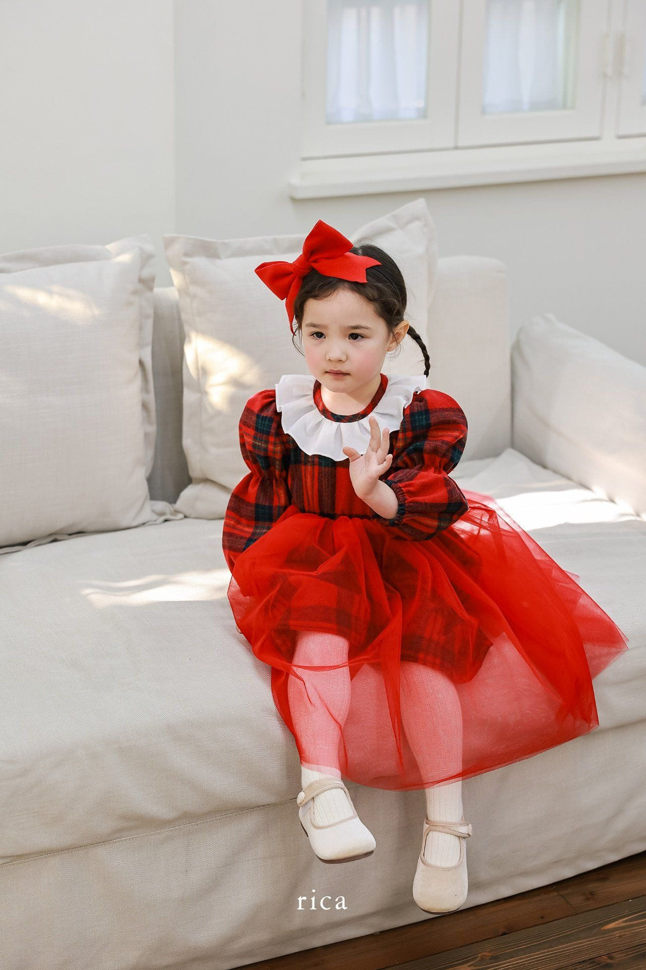 Rica - Korean Children Fashion - #minifashionista - Jingle Bells One-Piece - 3