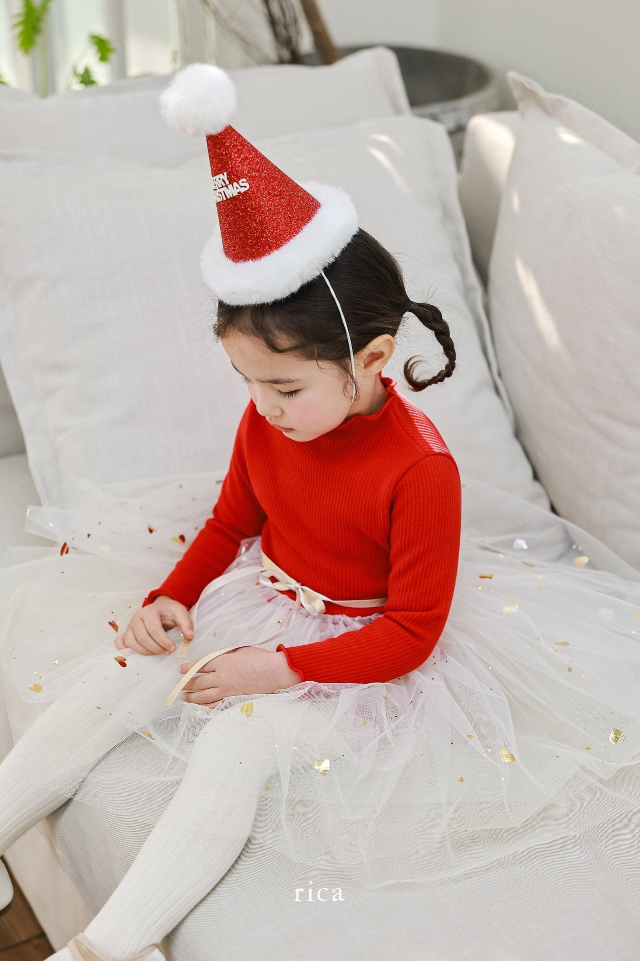 Rica - Korean Children Fashion - #prettylittlegirls - Gold Heart Sha One-Piece - 4
