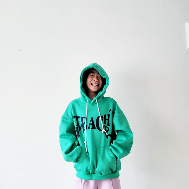 Riwoo Riwoo - Korean Junior Fashion - #Kfashion4kids - Teach Peace Hoody Swaetshirt - 11