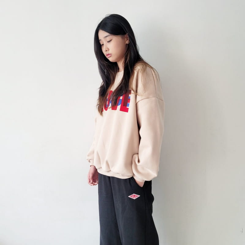 Riwoo Riwoo - Korean Junior Fashion - #fashionkids - Love Peace Sweatshirt - 5