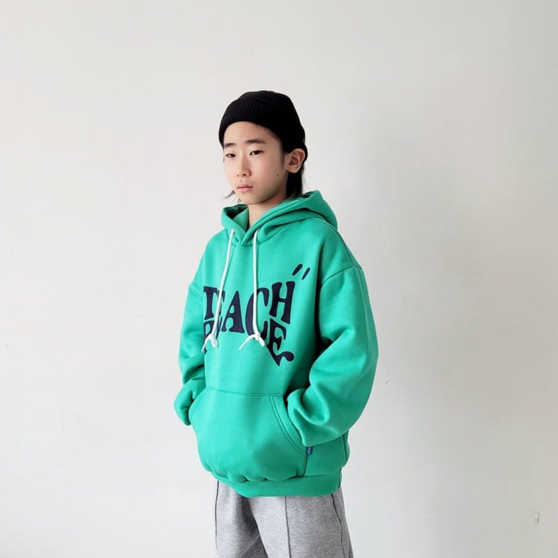 Riwoo Riwoo - Korean Junior Fashion - #kidsshorts - Teach Peace Hoody Swaetshirt - 8