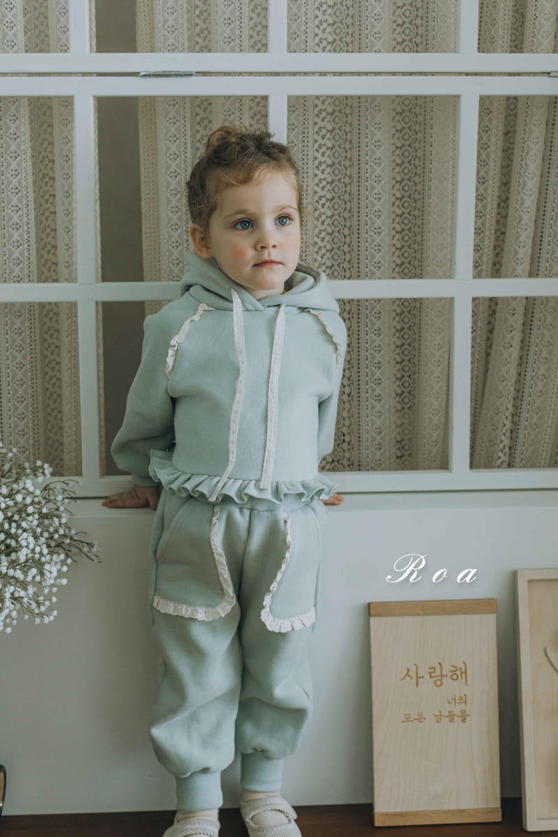 Roa - Korean Children Fashion - #fashionkids - Lulu Top Bottom Set - 2