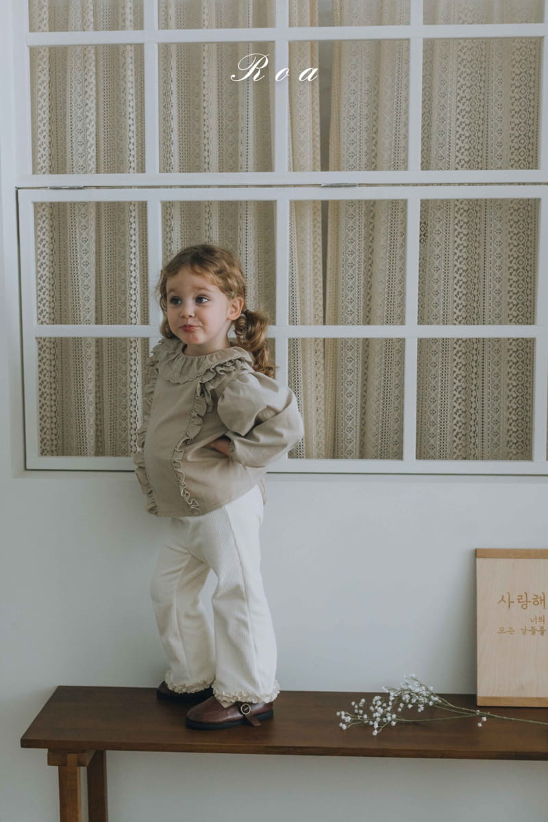 Roa - Korean Children Fashion - #kidzfashiontrend - Ellin Frill Blouse - 10