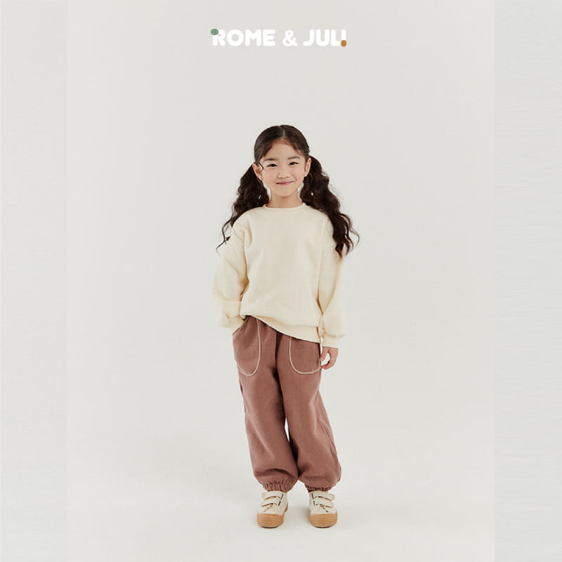 Rome Juli - Korean Children Fashion - #kidzfashiontrend - Stitch Pants - 4