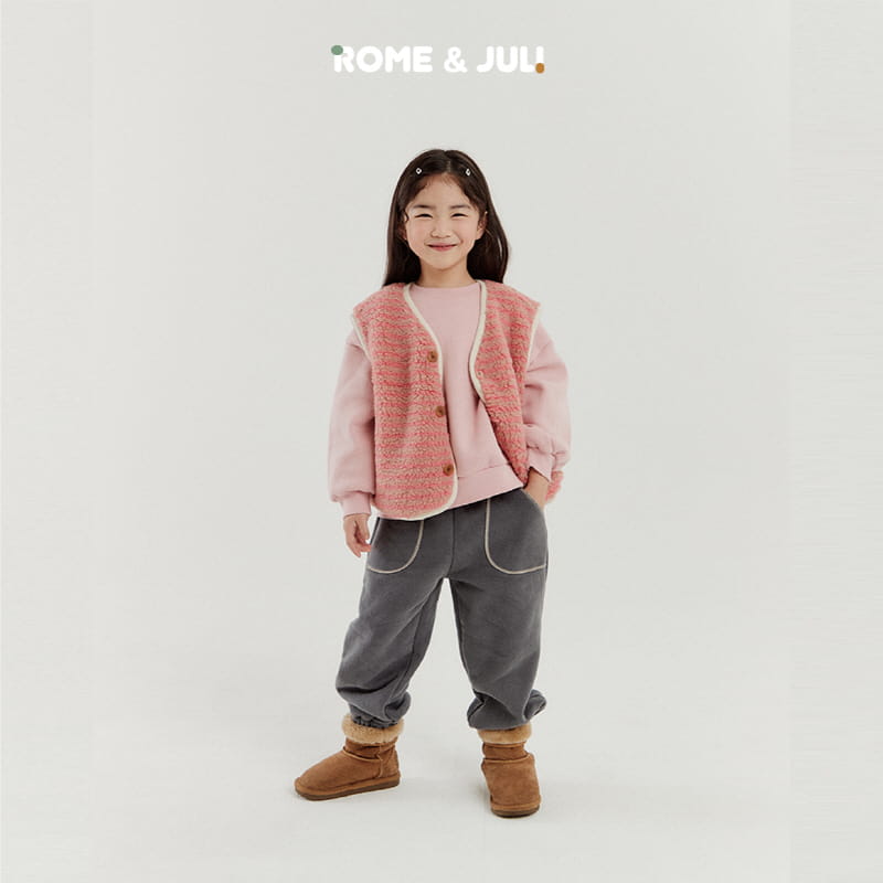 Rome Juli - Korean Children Fashion - #childrensboutique - Stitch Pants - 11