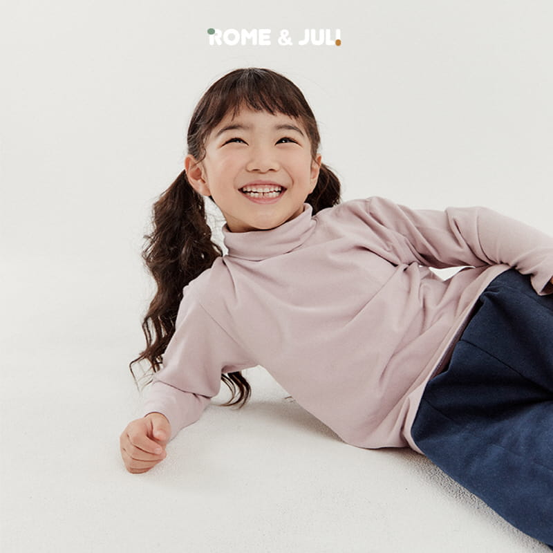 Rome Juli - Korean Children Fashion - #designkidswear - Lomi Basic Turtleneck Tee - 3