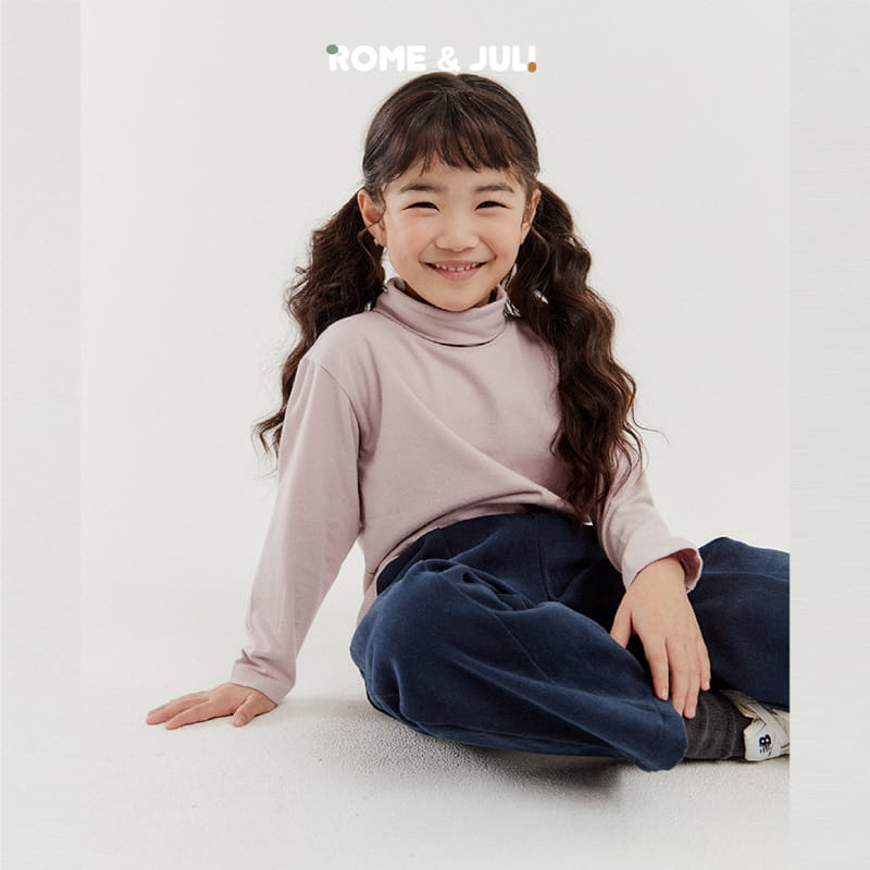 Rome Juli - Korean Children Fashion - #fashionkids - Lomi Basic Turtleneck Tee - 5