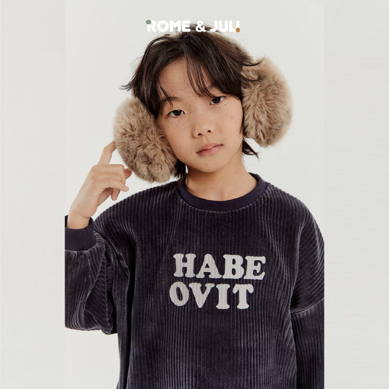 Rome Juli - Korean Children Fashion - #fashionkids - Habe Veloure Set - 8
