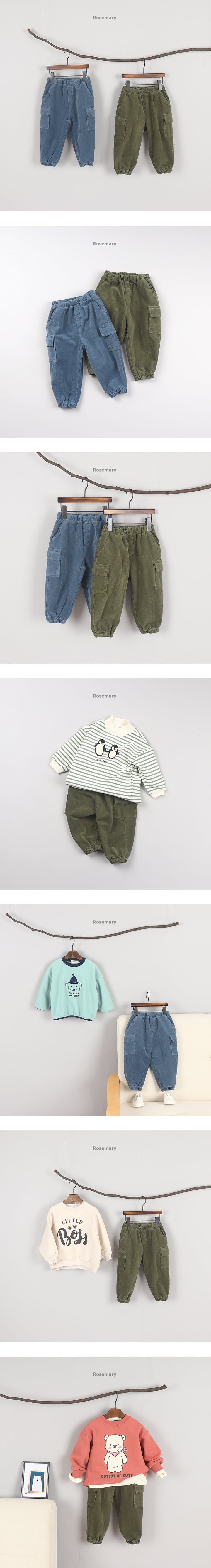 Rosemary - Korean Children Fashion - #Kfashion4kids - Span Rib Cargo Pants