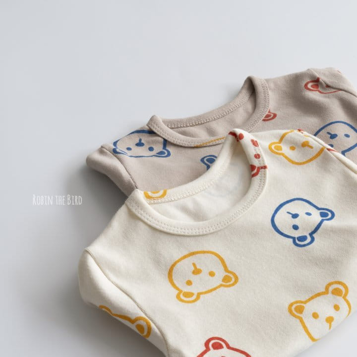 Saerobin - Korean Children Fashion - #childofig - Crayon Bear Easywear - 4