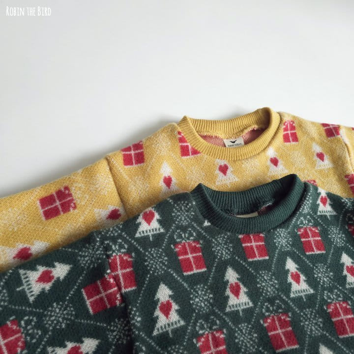 Saerobin - Korean Children Fashion - #discoveringself - Christmas Sweatshirt - 8
