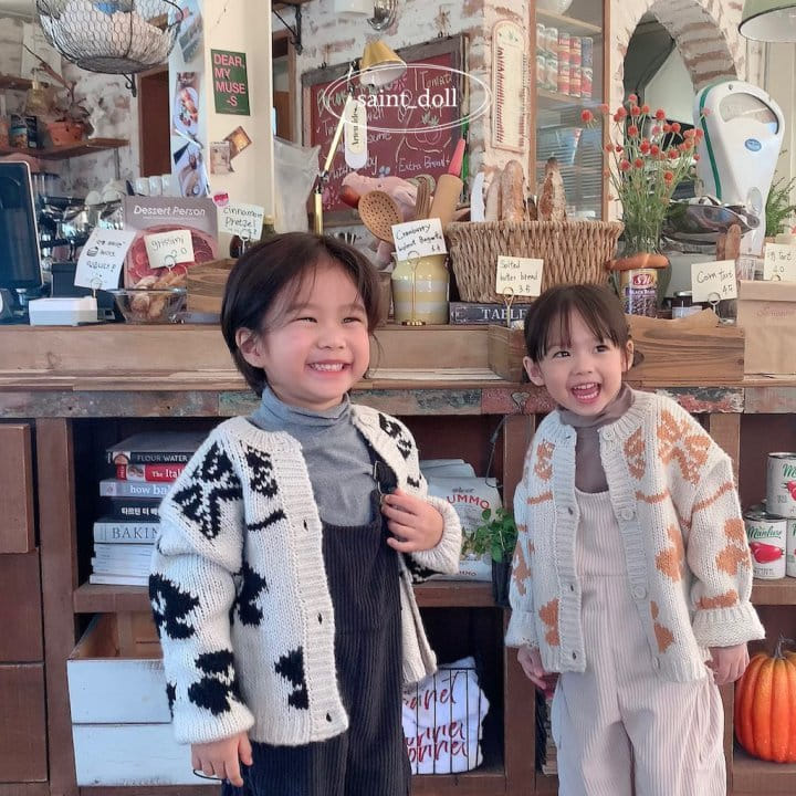 Saint Doll - Korean Children Fashion - #Kfashion4kids - Flower Knit Cardigan - 8