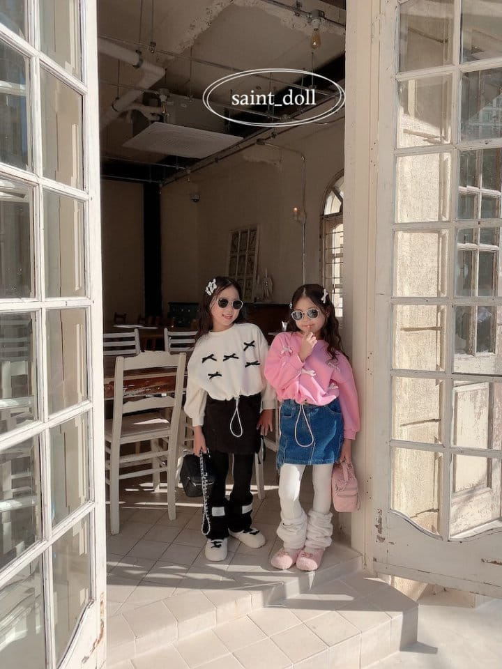 Saint Doll - Korean Children Fashion - #Kfashion4kids - Ribbon Sweatshirt
