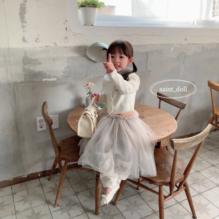 Saint Doll - Korean Children Fashion - #kidzfashiontrend - Mallet Mesh Skirt - 4