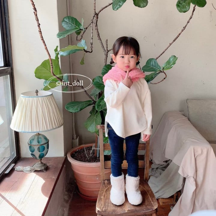 Saint Doll - Korean Children Fashion - #childofig - Veloure Loose Tee with mom - 2