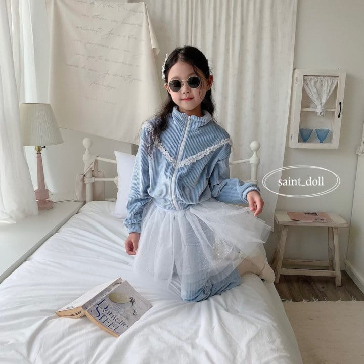 Saint Doll - Korean Children Fashion - #childofig - Lace Zip-up - 9