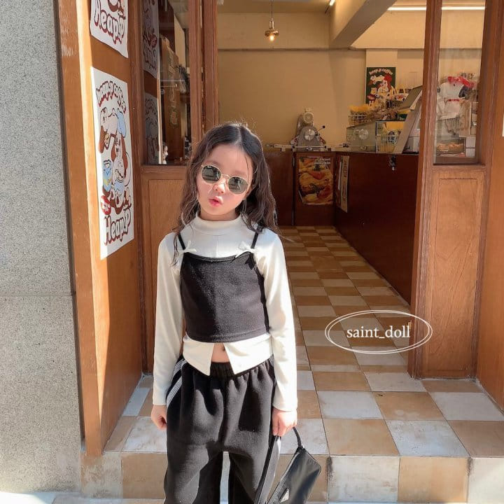 Saint Doll - Korean Children Fashion - #childofig - Slit Turtleneck Tee - 8