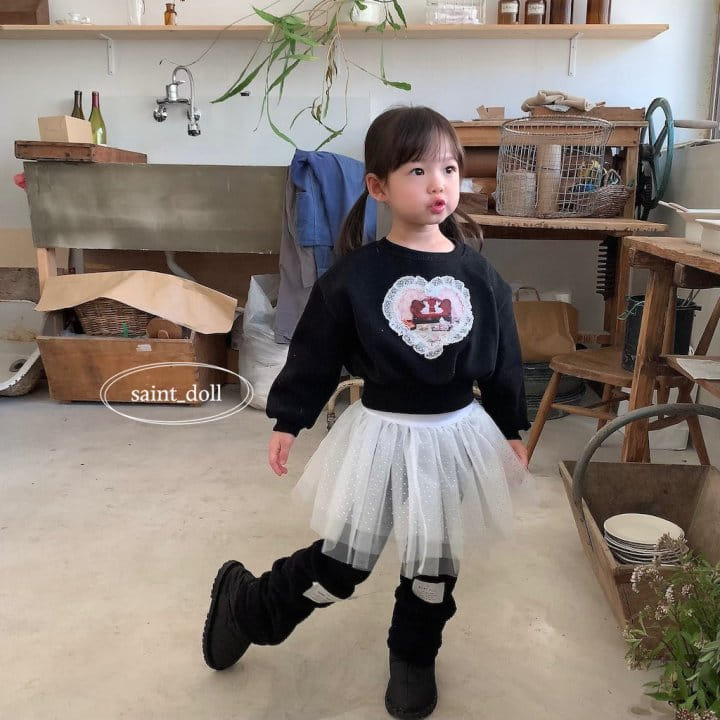 Saint Doll - Korean Children Fashion - #childofig - Lace Crop Sweatshirt with mom - 10