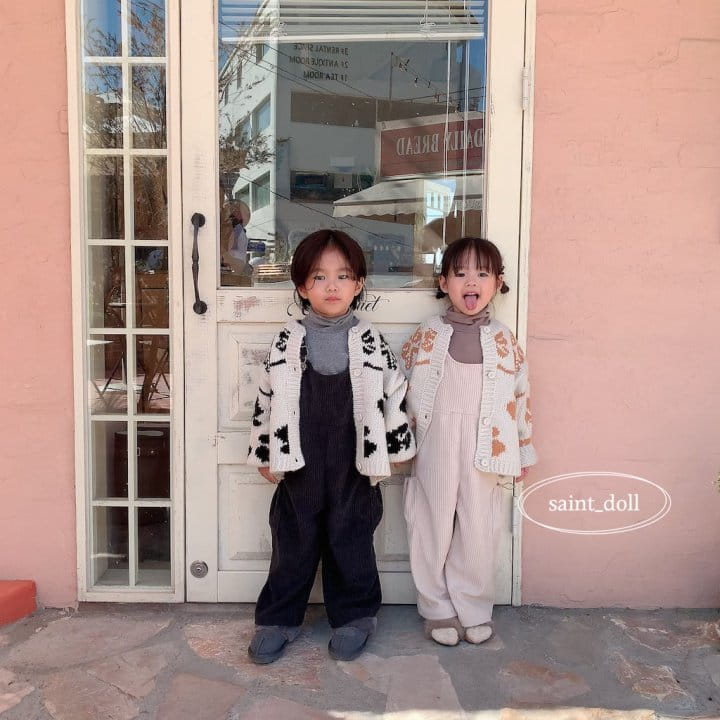 Saint Doll - Korean Children Fashion - #childrensboutique - Flower Knit Cardigan