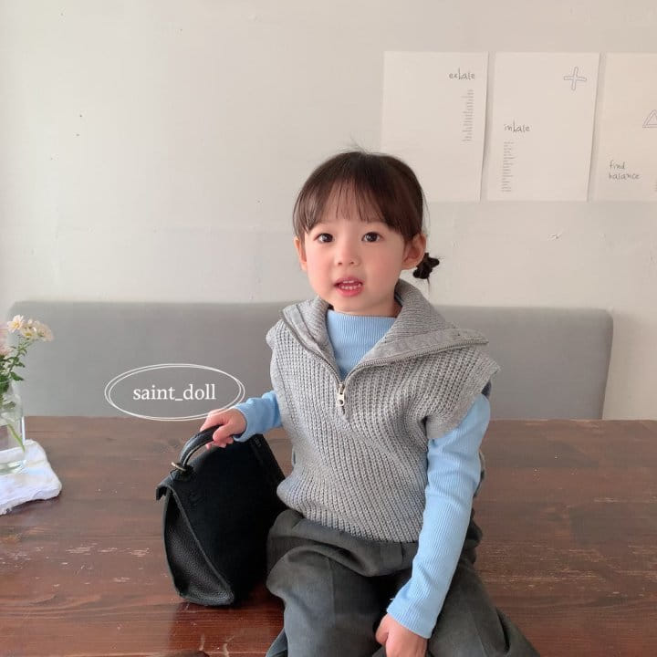 Saint Doll - Korean Children Fashion - #childrensboutique - Zip-up Vest
