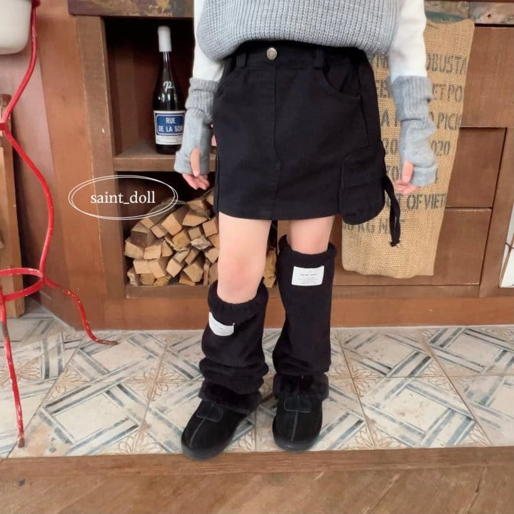 Saint Doll - Korean Children Fashion - #childrensboutique - Denim Cargo Skirt - 12