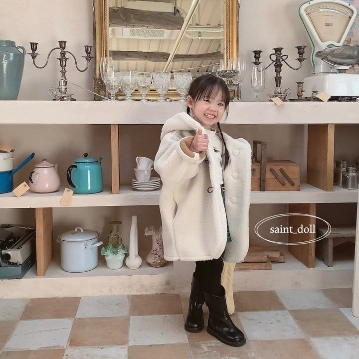 Saint Doll - Korean Children Fashion - #designkidswear - Bear Hoody Coat - 11
