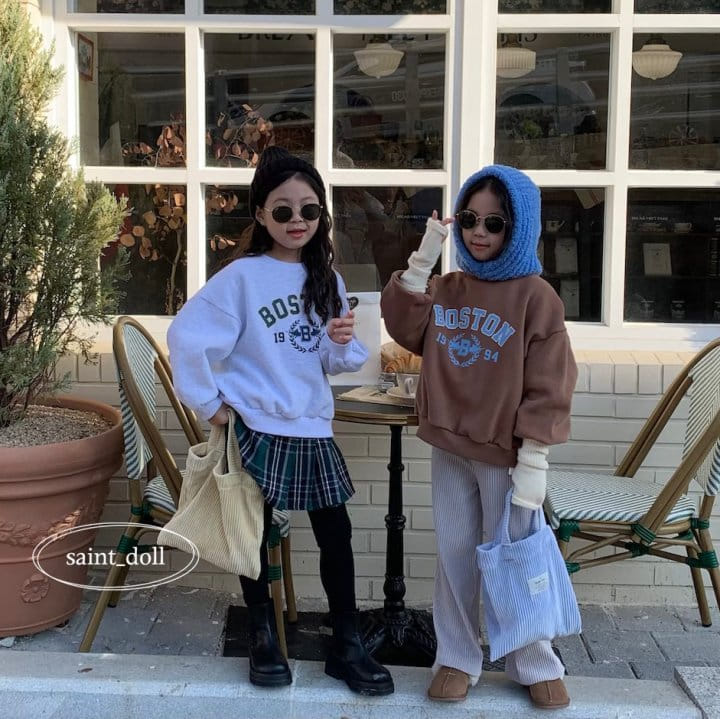 Saint Doll - Korean Children Fashion - #designkidswear - Boston Swaetshirt - 5