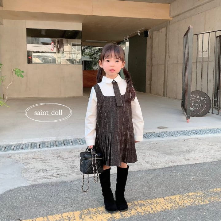 Saint Doll - Korean Children Fashion - #fashionkids - Tie One-piece - 2