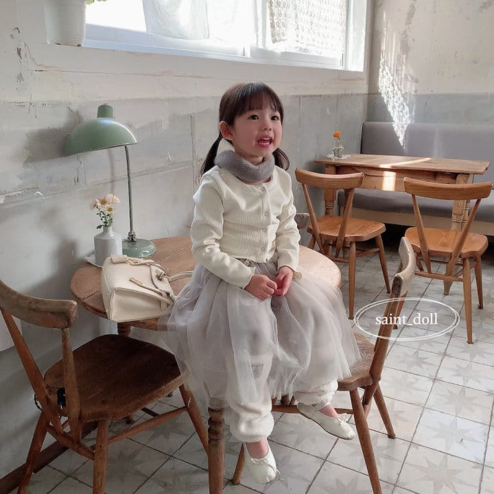 Saint Doll - Korean Children Fashion - #kidsshorts - Mallet Mesh Skirt