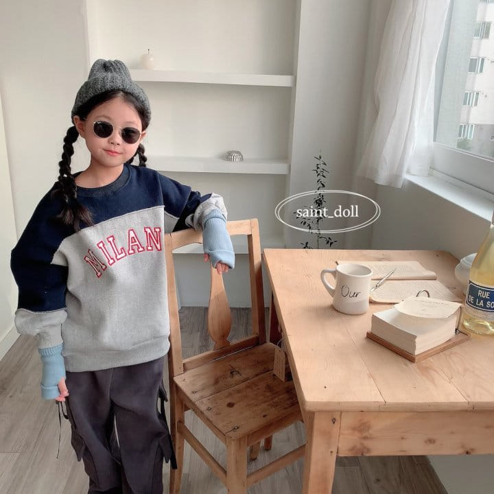Saint Doll - Korean Children Fashion - #fashionkids - Color Milano Sweatshirt with mom - 4