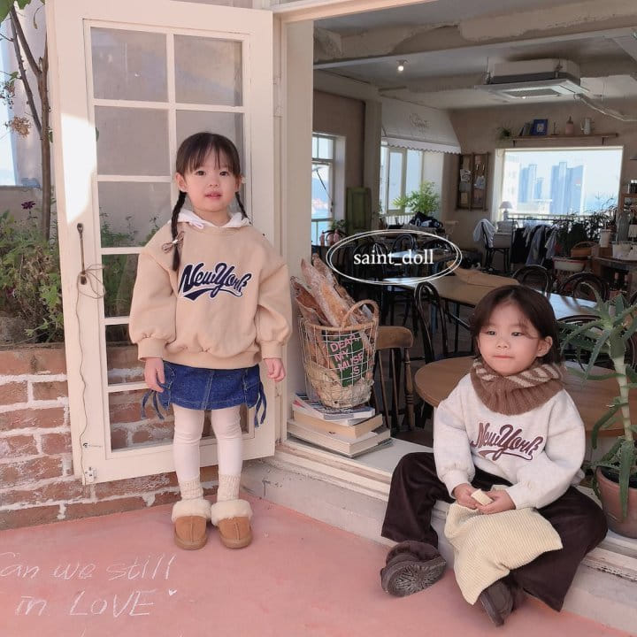 Saint Doll - Korean Children Fashion - #kidsstore - Newyork Sweatshirt with mom
