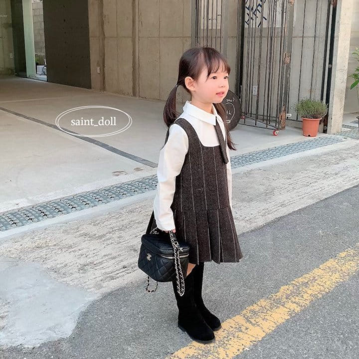 Saint Doll - Korean Children Fashion - #kidsshorts - Tie One-piece - 4