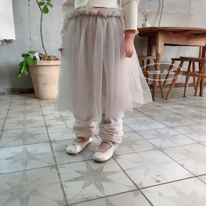Saint Doll - Korean Children Fashion - #kidzfashiontrend - Mallet Mesh Skirt - 3