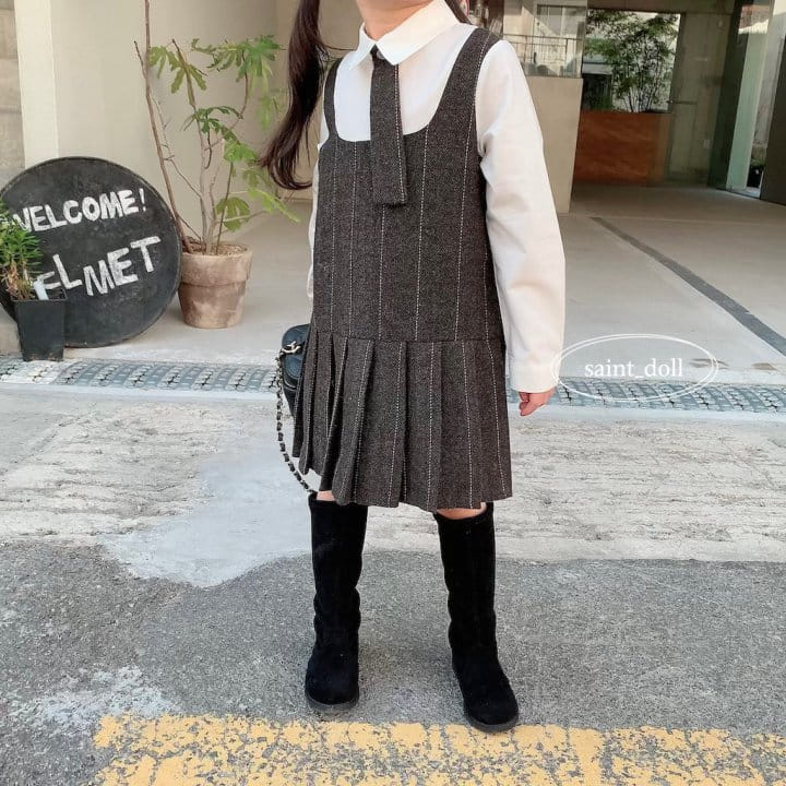 Saint Doll - Korean Children Fashion - #kidzfashiontrend - Tie One-piece - 5