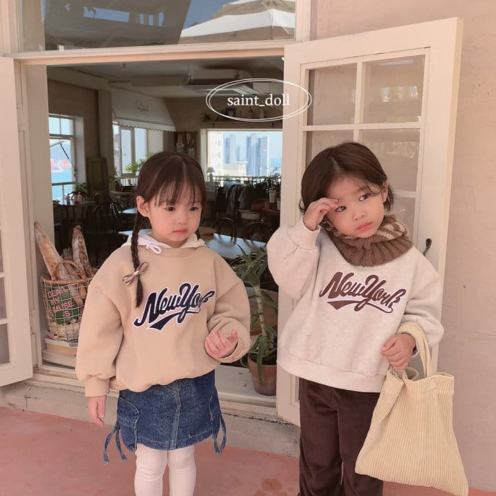 Saint Doll - Korean Children Fashion - #Kfashion4kids - Newyork Sweatshirt with mom - 4