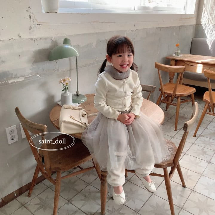 Saint Doll - Korean Children Fashion - #littlefashionista - Mallet Mesh Skirt - 5