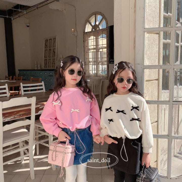 Saint Doll - Korean Children Fashion - #magicofchildhood - Ribbon Sweatshirt - 3