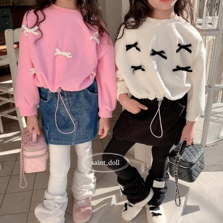 Saint Doll - Korean Children Fashion - #magicofchildhood - Ribbon Sweatshirt - 4
