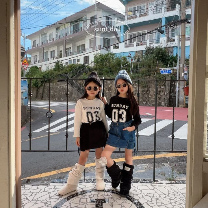 Saint Doll - Korean Children Fashion - #minifashionista - Sunday Tee - 2