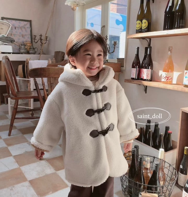 Saint Doll - Korean Children Fashion - #prettylittlegirls - Bear Hoody Coat - 5
